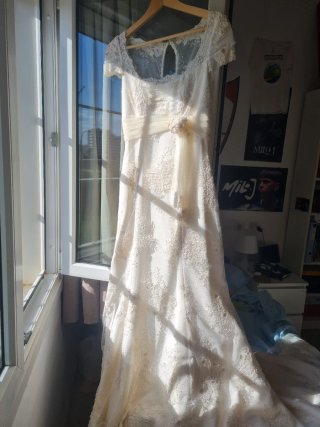 Traje de Novia Blanco Encaje