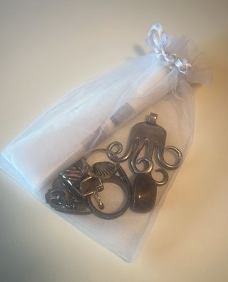 Lote Bisutería Vintage Plata Chapado Artesanía