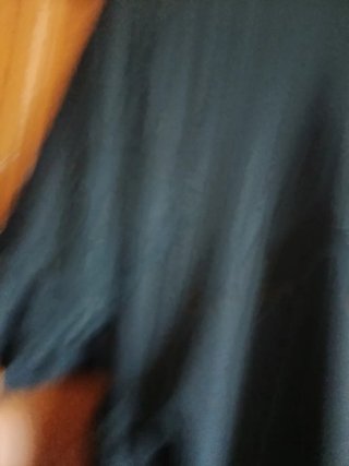 Vestito midi Zara nero con pieghe