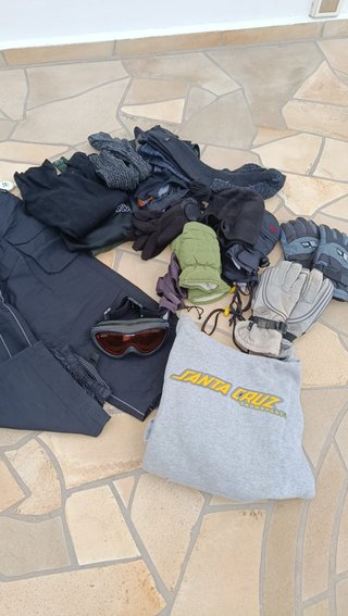 Snowboard, Skiing, Winter Clothes Bundle