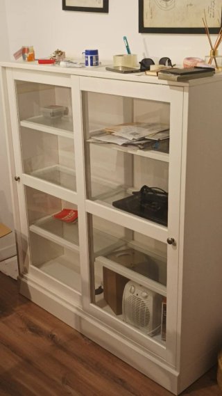 Muebles de salón blancos