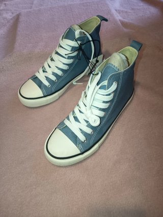 Zapatillas botín azul