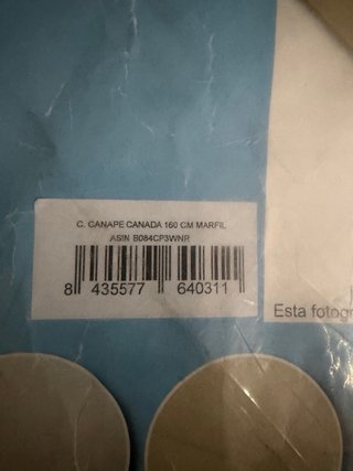 Cubre Canapé Cama 160 Marfil NUEVO!