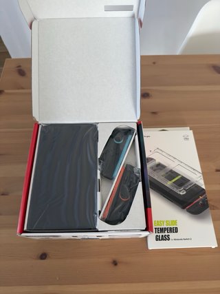 Nintendo Switch 2 + Funda + Cristal Templado
