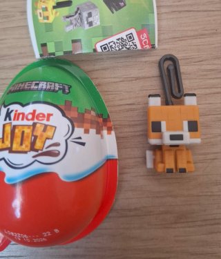 Kinder Joy Minecraft Figura Zorro