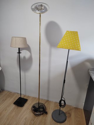 Lámparas de pie (3 unidades)