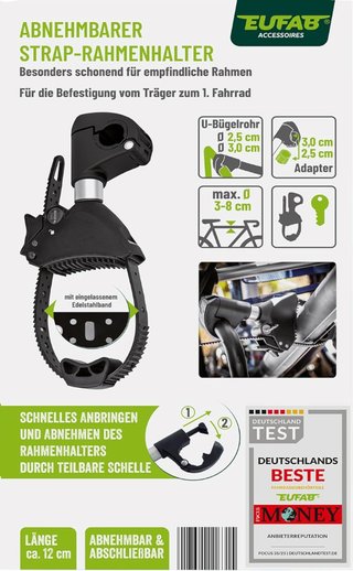 Correa Portabicis E-bike Cuadro Ancho