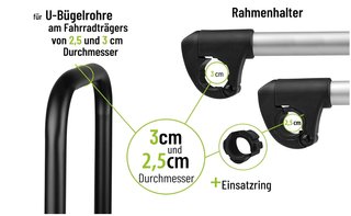Correa Portabicis E-bike Cuadro Ancho