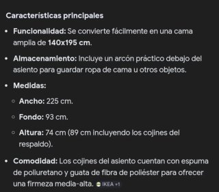 Sofá Cama Desenfundable Gris