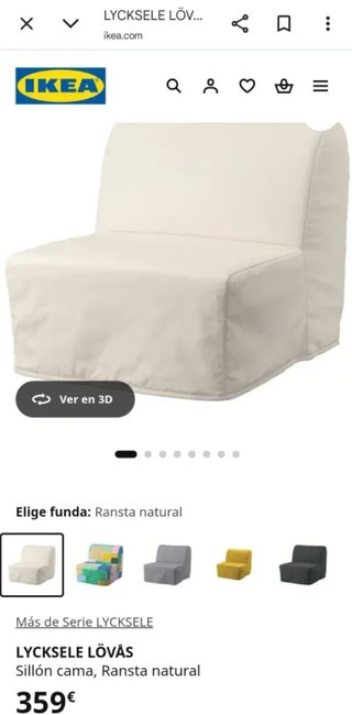 Sofá Cama Individual Ikea AVILA