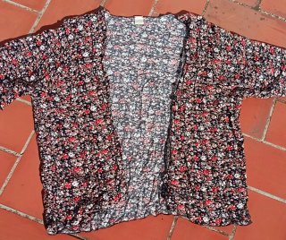 Kimono estampado flores talla única