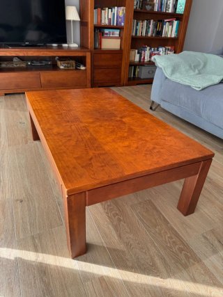 Mueble TV, Librería y Mesa Centro Madera