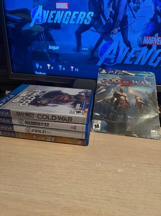Lote 5 Juegos PS4
