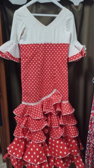 Traje Flamenca Niña Talla 16