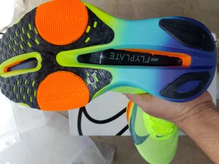 Zapatillas Nike Zoom Verdes y Naranjas
