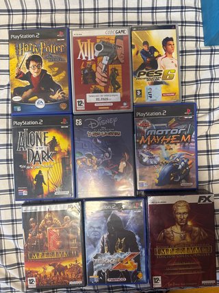 Juegos play station y ordenador