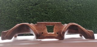 Yugo antiguo madera noble tallado