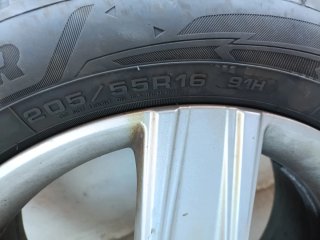 4 Llantas de aleación Goodyear 205/55R16