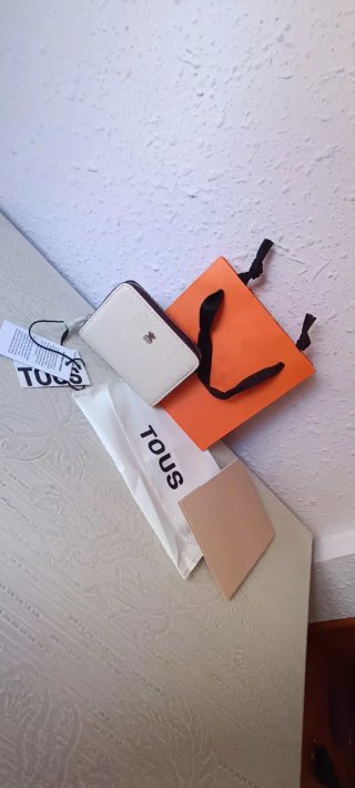 Monedero Tous color crema