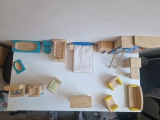 Muebles de casa de juguete