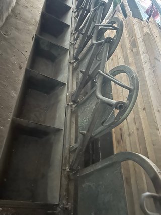 Amarre sala de ordeño cabras 12 cabezas
