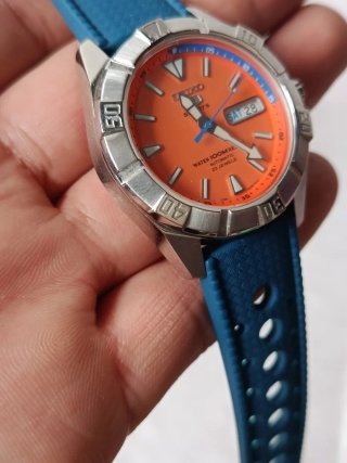 Orologio Seiko 7S36-01Z0 Automatico Uomo Arancione