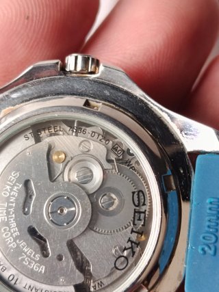 Orologio Seiko 7S36-01Z0 Automatico Uomo Arancione