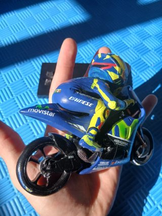 Modello Valentino Rossi MotoGP in esposizione