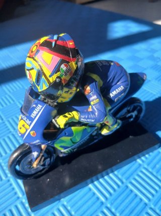 Modello Valentino Rossi MotoGP in esposizione
