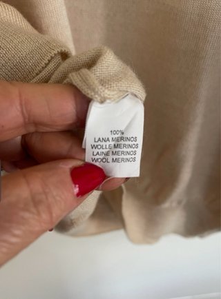 Maglia Uomo Ralph Lauren Lana Merinos XXL Beige