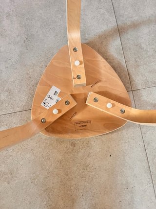 Sgabello IKEA KYRRE in legno naturale