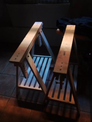 Caballetes de madera