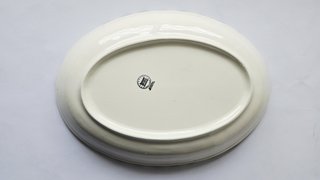 Piatto portata Somapex ceramica dipinto a mano