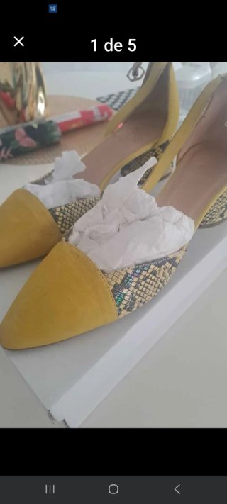 Zapatos tacón amarillos piel leopardo