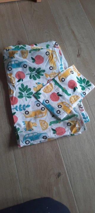 Juego 2 sábanas cuna estampado infantil