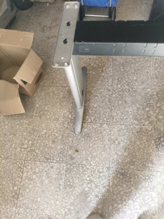 Bastidor mesa oficina metal madera