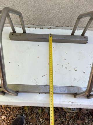 Soporte para 2 bicicletas acero inoxidable