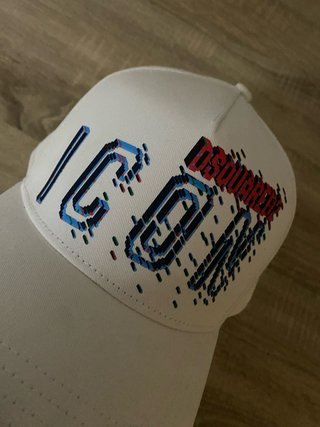 Gorra Dsquared2 Icon Blanca Multicolor