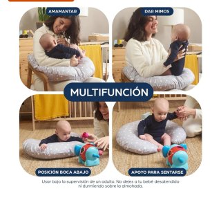 Cojín de lactancia Nimo con estrellas