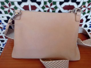 Bolso Pikolinos floral rosa y blanco