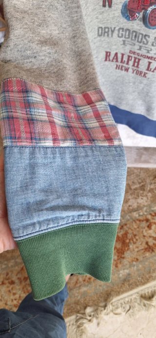 Sudadera Polo Ralph Lauren Gris y Verde