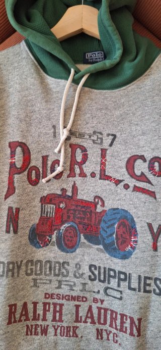Sudadera Polo Ralph Lauren Gris y Verde
