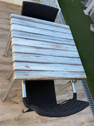 Mesa y 2 Sillas Terraza