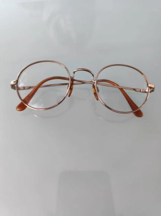 Montura Gafas Emporio Armani Marrón Dorado