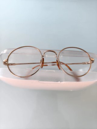 Montura Gafas Emporio Armani Marrón Dorado