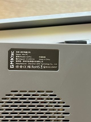 GMKtec G3 Pro Mini PC 8GB+256GB