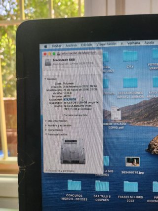 iMac 21.5 macOS Catalina 10.15.8 Duro nuevo 500MB