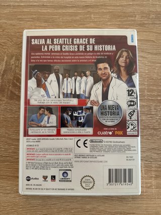 Juego- Anatomía de Grey para Wii