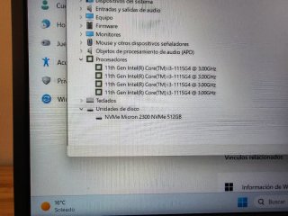 HP 250 G8 i3 11ªGen 8GB 500GB SSD