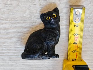 Statuetta gatto nero